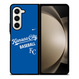 KANSAS CITY BASEBALL BLUE Samsung Galaxy Z Fold 5 Case Cover