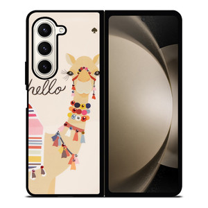 KATE SPADE CAMEL OH HELLO Samsung Galaxy Z Fold 5 Case Cover