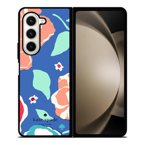 KATE SPADE NEW YORK BLUE FLORAL Samsung Galaxy Z Fold 5 Case Cover