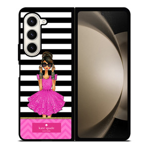 KATE SPADE PINK GIRLS Samsung Galaxy Z Fold 5 Case Cover