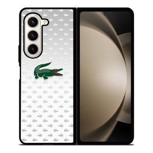 LACOSTE SILVER PATTERN Samsung Galaxy Z Fold 5 Case Cover