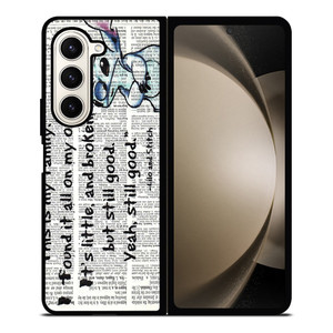 LILO AND STITCH QUOTES Disney Samsung Galaxy Z Fold 5 Case Cover LILO AND STITCH QUOTES Disney Samsung Galaxy Z Fold 5 Case Cover
