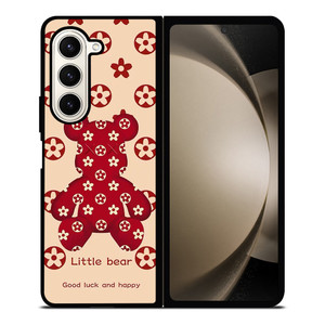 LITTLE BEAR BRICK KAWS RED Samsung Galaxy Z Fold 5 Case Cover