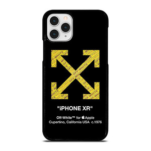 OFF WHITE YELLOW LOGO X APPLE iPhone 11 Pro Case