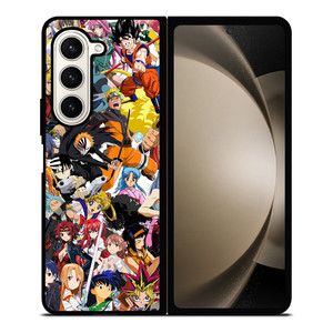 MANGA CHARACTERS CROSSOVER ANIME Samsung Galaxy Z Fold 5 Case Cover