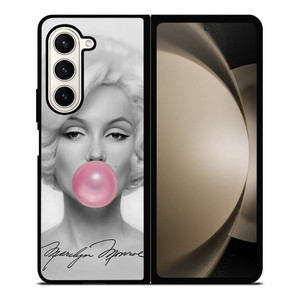 MARILYN MONROE PINK BUBBLEGUM ART Samsung Galaxy Z Fold 5 Case Cover