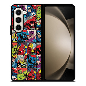 MARVEL SUPERHEROES CLASSIC COMIC Samsung Galaxy Z Fold 5 Case Cover