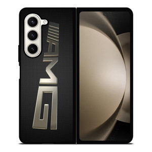 MERCEDES AMG LOGO CARBON PERSPECTIVE Samsung Galaxy Z Fold 5 Case Cover