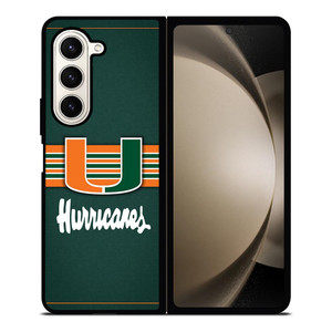 MIAMI HURRICANES LOGO Samsung Galaxy Z Fold 5 Case Cover MIAMI HURRICANES LOGO Samsung Galaxy Z Fold 5 Case Cover