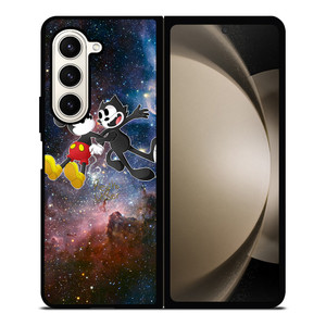 MICKEY MOUSE AND FELIX THE CAT Samsung Galaxy Z Fold 5 Case Cover
