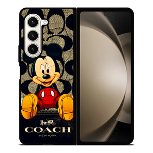 MICKEY MOUSE COACH DISNEY Samsung Galaxy Z Fold 5 Case Cover MICKEY MOUSE COACH DISNEY Samsung Galaxy Z Fold 5 Case Cover