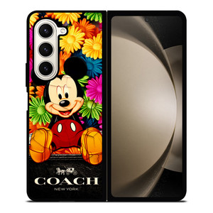 MICKEY MOUSE COACH Samsung Galaxy Z Fold 5 Case Cover MICKEY MOUSE COACH Samsung Galaxy Z Fold 5 Case Cover