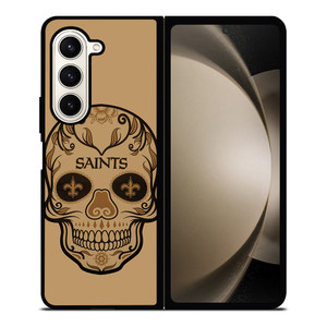NEW ORLEANS SAINTS SKULL Samsung Galaxy Z Fold 5 Case Cover