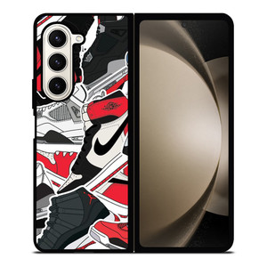 NIKE AIR JORDAN SHOES ART Samsung Galaxy Z Fold 5 Case Cover NIKE AIR JORDAN SHOES ART Samsung Galaxy Z Fold 5 Case Cover