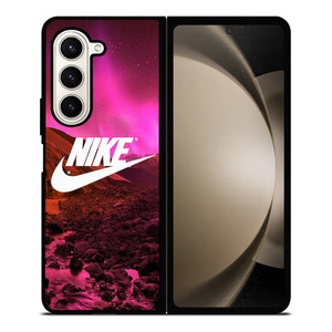 NIKE LOGO AURORA PURPLE Samsung Galaxy Z Fold 5 Case Cover