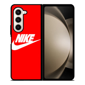NIKE SWOOSH LOGO RED Samsung Galaxy Z Fold 5 Case Cover