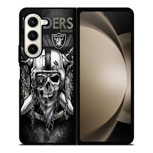 OAKLAND RAIDERS SKULL Samsung Galaxy Z Fold 5 Case Cover