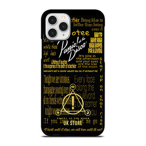 PANIC AT THE DISCO LOGO GOLD iPhone 11 Pro Case PANIC AT THE DISCO LOGO GOLD iPhone 11 Pro Case