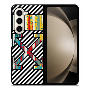 OFF WHITE STRIPES Samsung Galaxy Z Fold 5 Case Cover OFF WHITE STRIPES Samsung Galaxy Z Fold 5 Case Cover