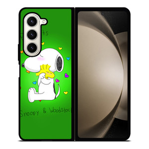 PEANUTS SNOOPY AND WOODSTOCK Samsung Galaxy Z Fold 5 Case Cover PEANUTS SNOOPY AND WOODSTOCK Samsung Galaxy Z Fold 5 Case Cover