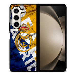 REAL MADRID MARBLE ART LOGO Samsung Galaxy Z Fold 5 Case Cover