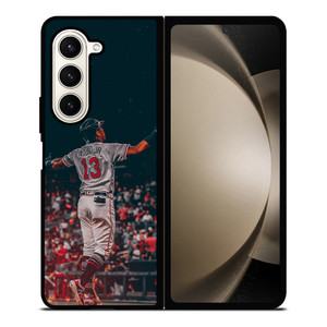 RONALD ACUNA JR 13 ATLANTA BRAVES Samsung Galaxy Z Fold 5 Case Cover RONALD ACUNA JR 13 ATLANTA BRAVES Samsung Galaxy Z Fold 5 Case Cover