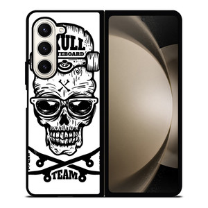 SKULL SKATEBOARD TEAM LOGO Samsung Galaxy Z Fold 5 Case Cover