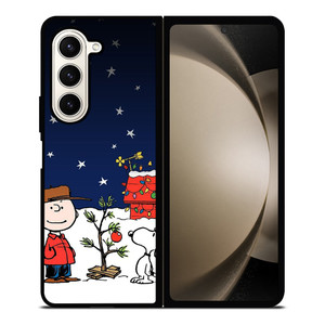 SNOOPY AND CHARLIE BROWN SNOW THE PEANUTS Samsung Galaxy Z Fold 5 Case Cover SNOOPY AND CHARLIE BROWN SNOW THE PEANUTS Samsung Galaxy Z Fold 5 Case Cover