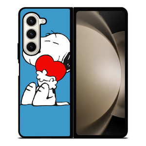 SNOOPY LOVE HEART Samsung Galaxy Z Fold 5 Case Cover