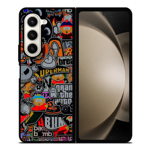 STICKER BOMB COMPILATION Samsung Galaxy Z Fold 5 Case Cover