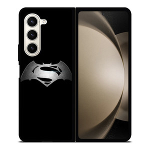 SUPERHEROES SUPERMAN VS BATMAN ICON Samsung Galaxy Z Fold 5 Case Cover