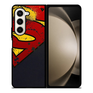 SUPERMAN LOGO BRUSH Samsung Galaxy Z Fold 5 Case Cover