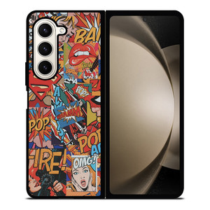 SUPERMAN POP ART COMIC Samsung Galaxy Z Fold 5 Case Cover