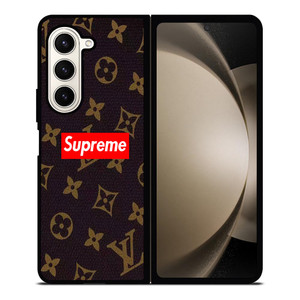 SUPREME BROWN Samsung Galaxy Z Fold 5 Case Cover SUPREME BROWN Samsung Galaxy Z Fold 5 Case Cover