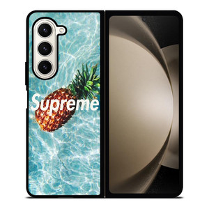 SUPREME X PINEAPPLE Samsung Galaxy Z Fold 5 Case Cover SUPREME X PINEAPPLE Samsung Galaxy Z Fold 5 Case Cover