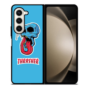 THRASHER LOGO SKULL ARTWORK Samsung Galaxy Z Fold 5 Case Cover THRASHER LOGO SKULL ARTWORK Samsung Galaxy Z Fold 5 Case Cover