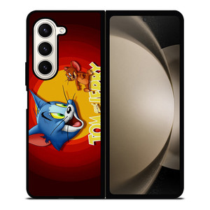 TOM AND JERRY Logo Samsung Galaxy Z Fold 5 Case Cover