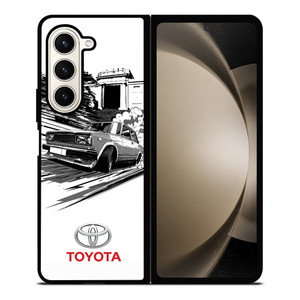 TOYOTA CAR CLASSIC SKETCH Samsung Galaxy Z Fold 5 Case Cover