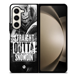 UNDERTALE STRAIGHT OUTTA SNOWDIN Samsung Galaxy Z Fold 5 Case Cover UNDERTALE STRAIGHT OUTTA SNOWDIN Samsung Galaxy Z Fold 5 Case Cover