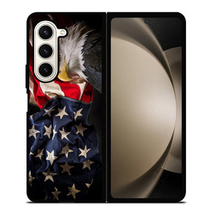 USA PATRIOTIC EAGLE FLAG 2 Samsung Galaxy Z Fold 5 Case Cover