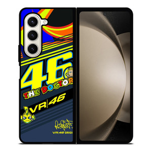 VALENTINO ROSSI VR 46 MOTO GP Samsung Galaxy Z Fold 5 Case Cover VALENTINO ROSSI VR 46 MOTO GP Samsung Galaxy Z Fold 5 Case Cover