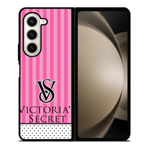 VICTORIA'S SECRET LOGO POLKADOT STRIPE Samsung Galaxy Z Fold 5 Case Cover