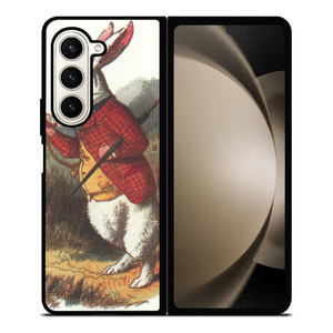 WHITE RABBIT ALICE IN WONDERLAND Disney Samsung Galaxy Z Fold 5 Case Cover WHITE RABBIT ALICE IN WONDERLAND Disney Samsung Galaxy Z Fold 5 Case Cover