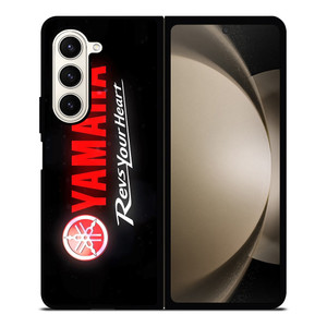 YAMAHA LOGO REVS YOUR HEART Samsung Galaxy Z Fold 5 Case Cover YAMAHA LOGO REVS YOUR HEART Samsung Galaxy Z Fold 5 Case Cover