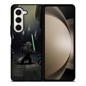 YODA VS ALIENS Samsung Galaxy Z Fold 5 Case Cover YODA VS ALIENS Samsung Galaxy Z Fold 5 Case Cover