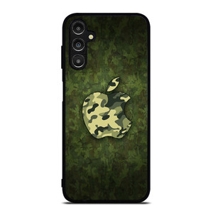 APPLE LOGO CAMO GREEN Samsung Galaxy A14 Case