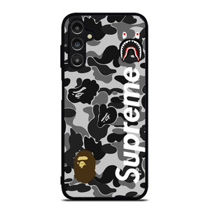 BAPE CAMO SHARK LOGO X SUPREME Samsung Galaxy A14 Case BAPE CAMO SHARK LOGO X SUPREME Samsung Galaxy A14 Case