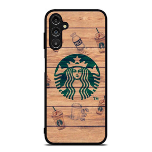 COFFEESHOP STARBUCK WOODEN LOGO Samsung Galaxy A14 Case COFFEESHOP STARBUCK WOODEN LOGO Samsung Galaxy A14 Case