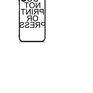 DO NOT PRINT OR PRESS REVERSED Samsung Galaxy A14 Case