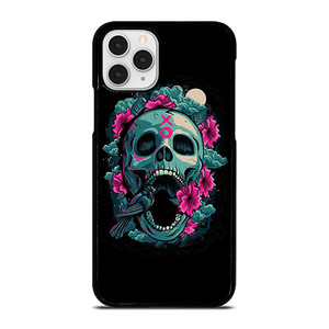 SKULL ROSE VIOLET ARTWORK iPhone 11 Pro Case SKULL ROSE VIOLET ARTWORK iPhone 11 Pro Case